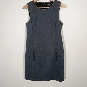 THEORY | WOOL BLEND SLEEVELESS  DRESS
